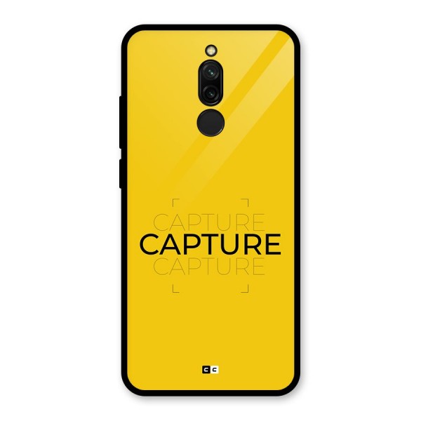 Instant Capture Glass Back Case for Redmi 8