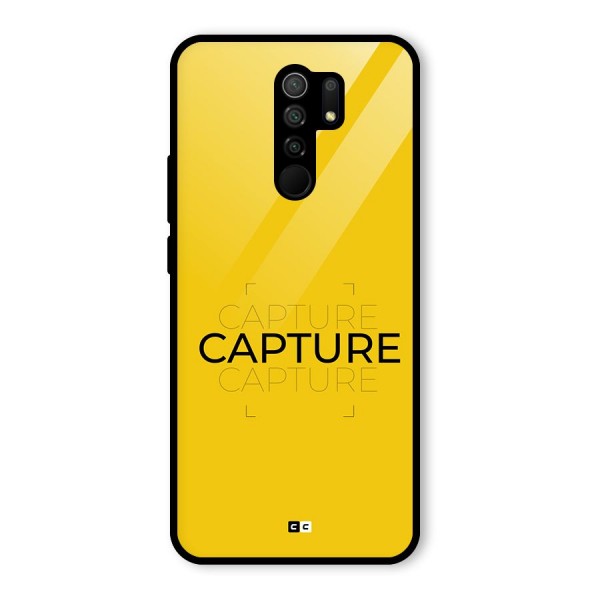 Instant Capture Glass Back Case for Redmi 9 Prime