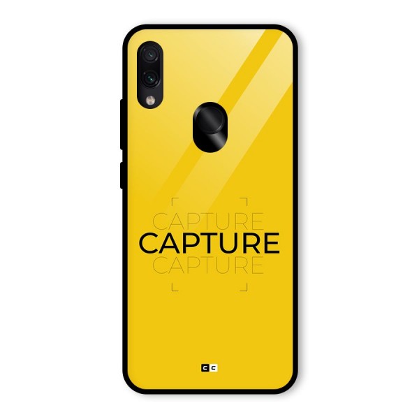 Instant Capture Glass Back Case for Redmi Note 7