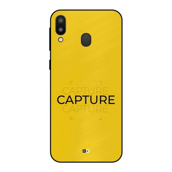 Instant Capture Metal Back Case for Galaxy M20