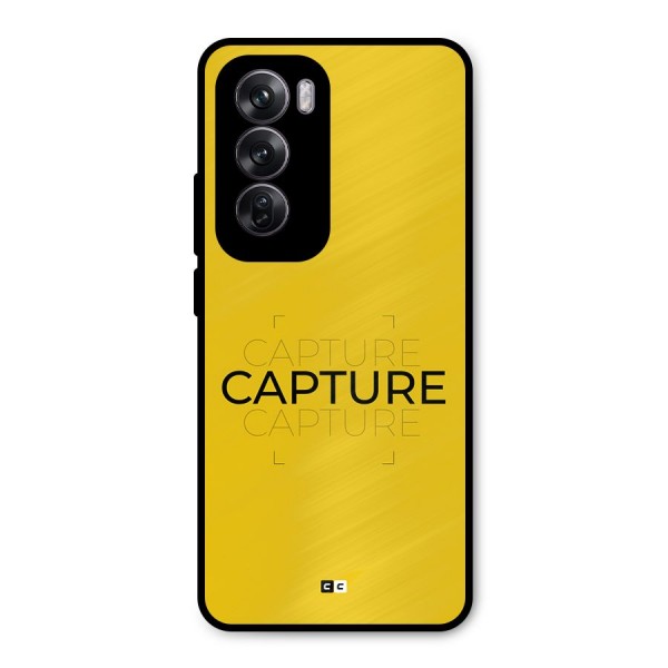 Instant Capture Metal Back Case for Oppo Reno12 Pro