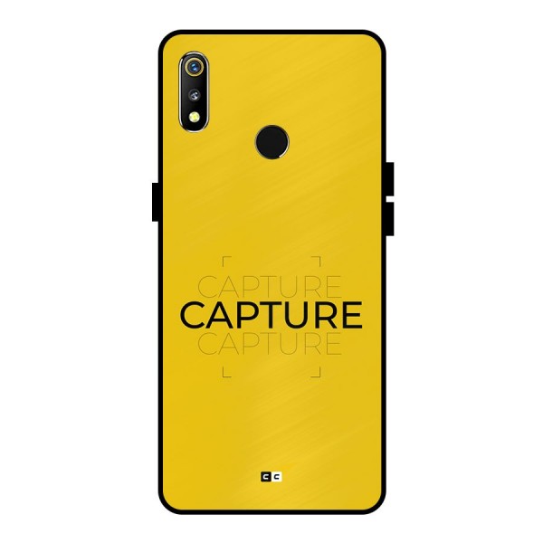 Instant Capture Metal Back Case for Realme 3