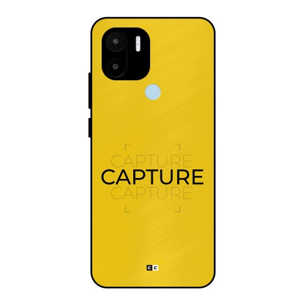 Instant Capture Metal Back Case for Redmi A1 Plus