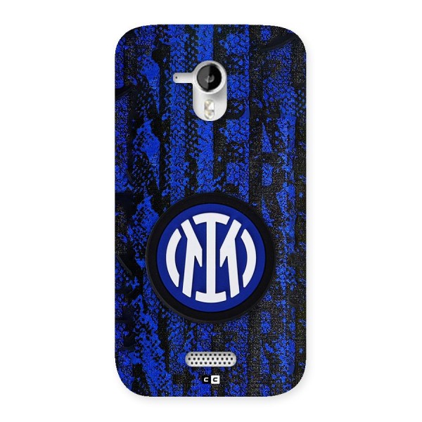 Inter Milan Texture Back Case for Canvas HD A116