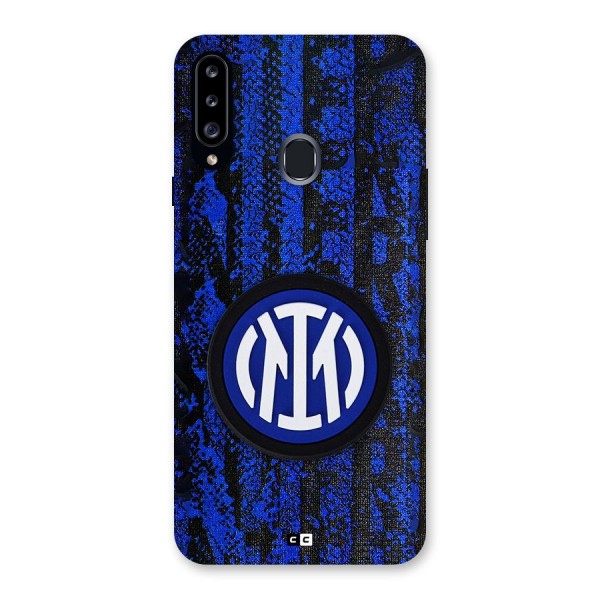 Inter Milan Texture Back Case for Galaxy A20s