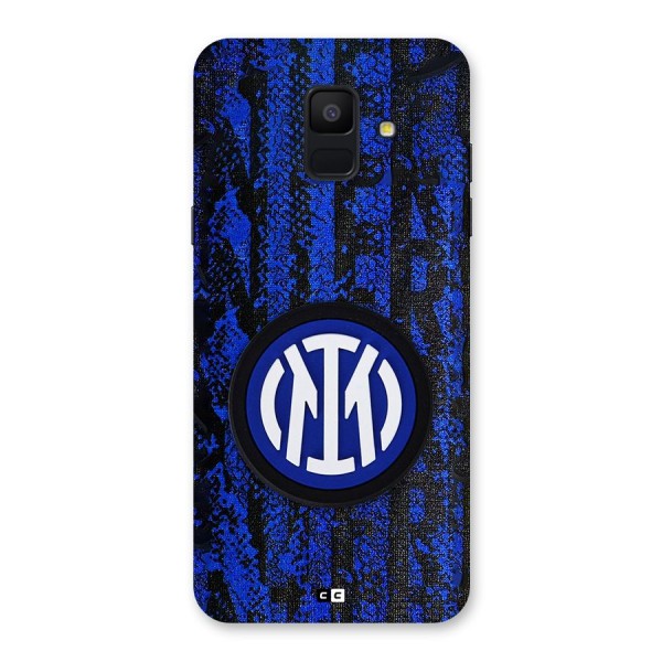 Inter Milan Texture Back Case for Galaxy A6 (2018)