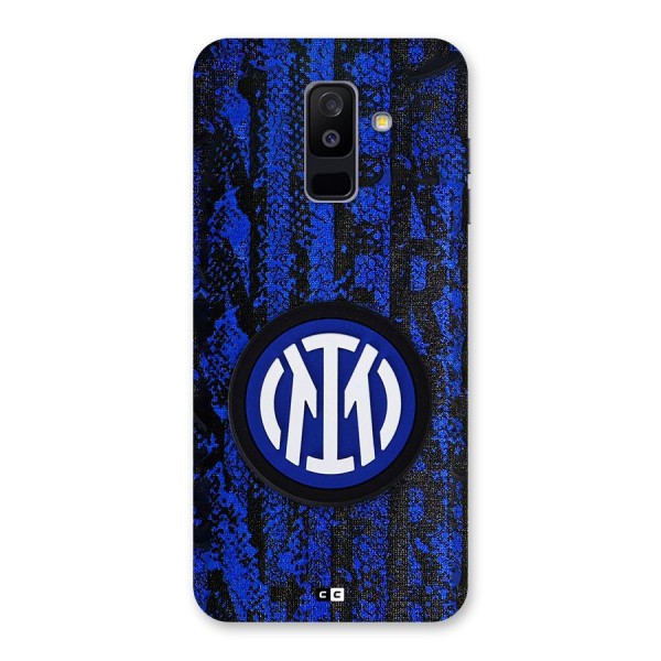 Inter Milan Texture Back Case for Galaxy A6 Plus