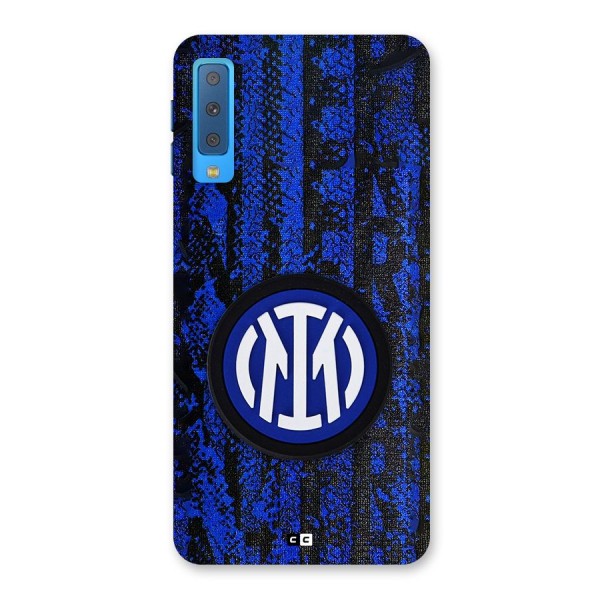 Inter Milan Texture Back Case for Galaxy A7 (2018)