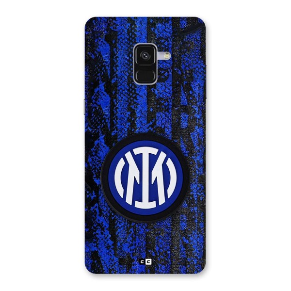 Inter Milan Texture Back Case for Galaxy A8 Plus