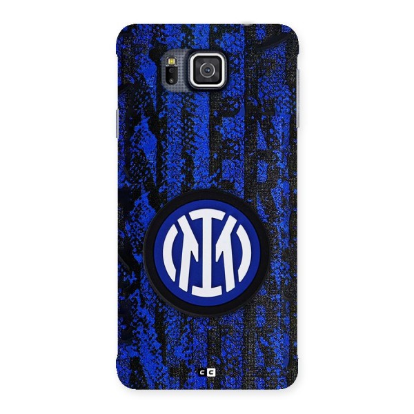 Inter Milan Texture Back Case for Galaxy Alpha