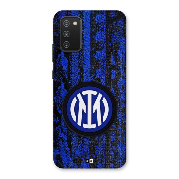 Inter Milan Texture Back Case for Galaxy F02s