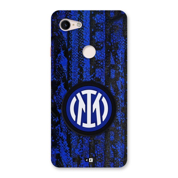 Inter Milan Texture Back Case for Google Pixel 3 XL