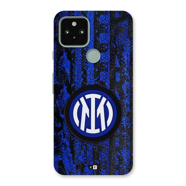 Inter Milan Texture Back Case for Google Pixel 5