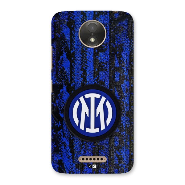 Inter Milan Texture Back Case for Moto C Plus