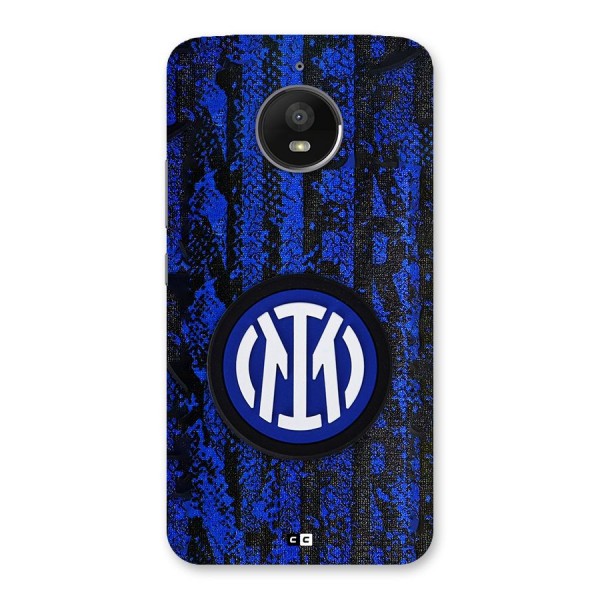 Inter Milan Texture Back Case for Moto E4 Plus