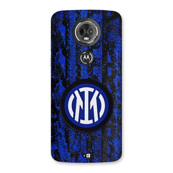 Inter Milan Texture Back Case for Moto E5 Plus