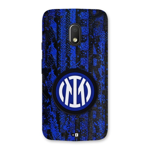 Inter Milan Texture Back Case for Moto G4 Play