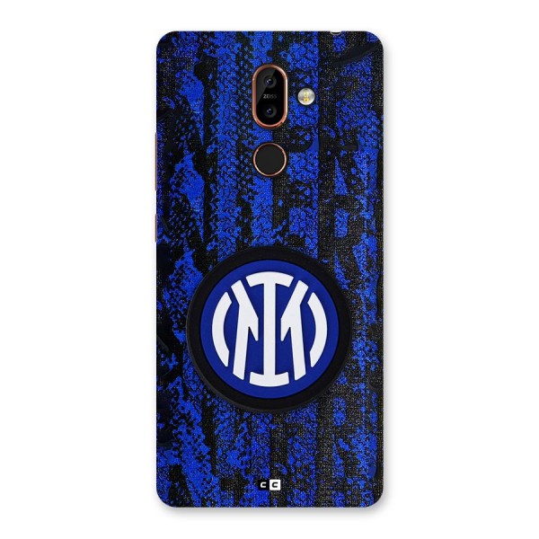 Inter Milan Texture Back Case for Nokia 7 Plus