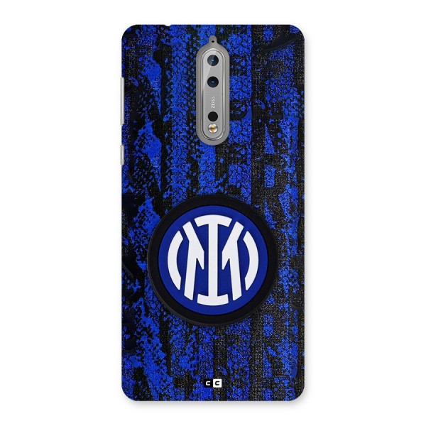 Inter Milan Texture Back Case for Nokia 8