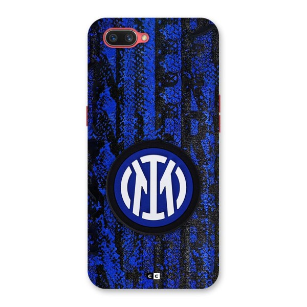 Inter Milan Texture Back Case for Oppo A3s