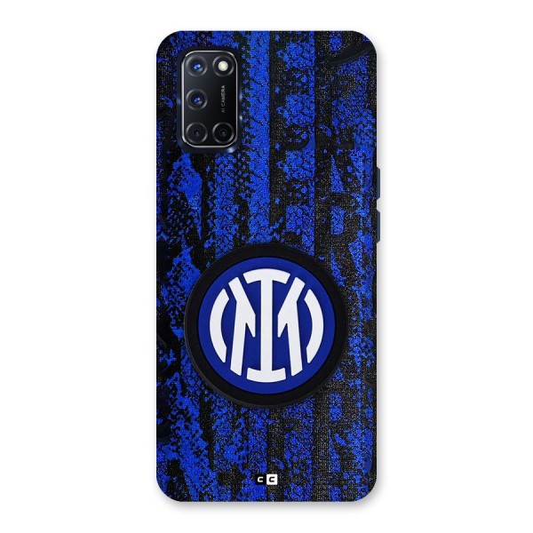 Inter Milan Texture Back Case for Oppo A52