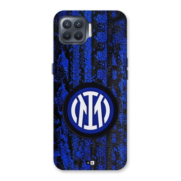 Inter Milan Texture Back Case for Oppo F17 Pro