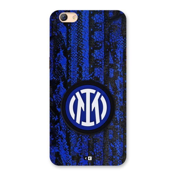 Inter Milan Texture Back Case for Oppo F3 Plus