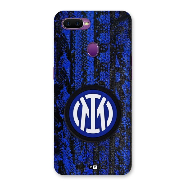 Inter Milan Texture Back Case for Oppo F9