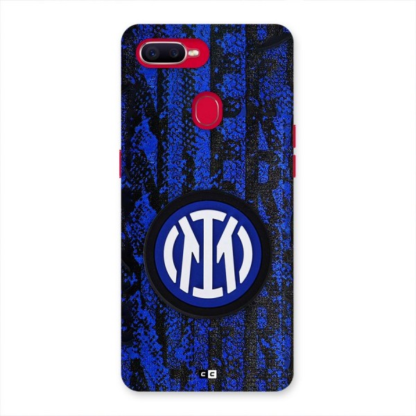 Inter Milan Texture Back Case for Oppo F9 Pro