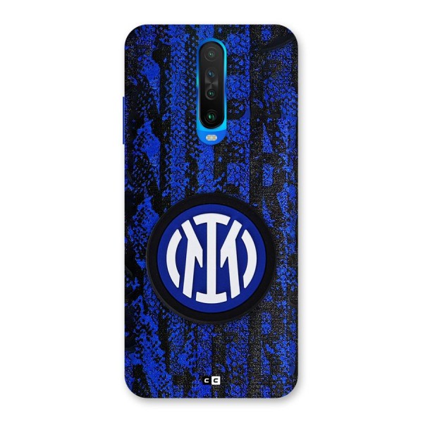 Inter Milan Texture Back Case for Poco X2