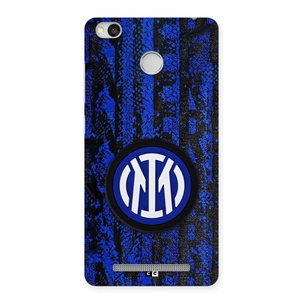 Inter Milan Texture Back Case for Redmi 3S Prime