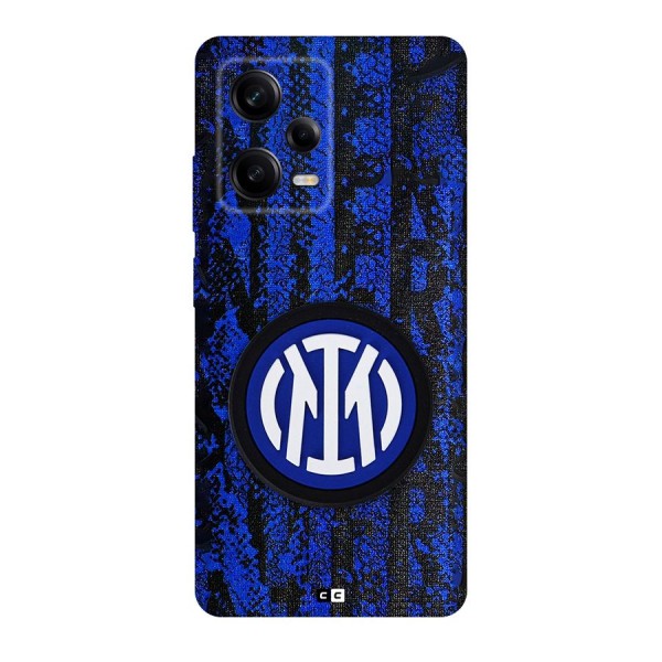 Inter Milan Texture Back Case for Redmi Note 12 Pro