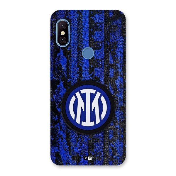 Inter Milan Texture Back Case for Redmi Note 6 Pro