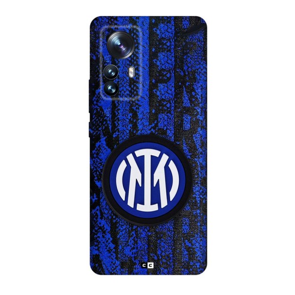 Inter Milan Texture Back Case for Xiaomi 12 Pro