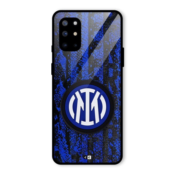 Inter Milan Texture Glass Back Case for OnePlus 8T