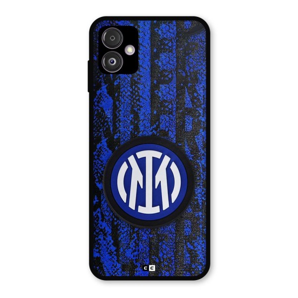 Inter Milan Texture Metal Back Case for Galaxy F14