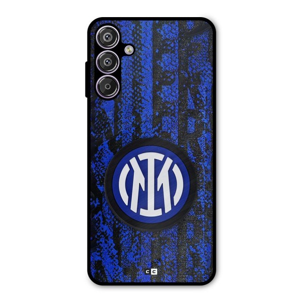 Inter Milan Texture Metal Back Case for Galaxy F15