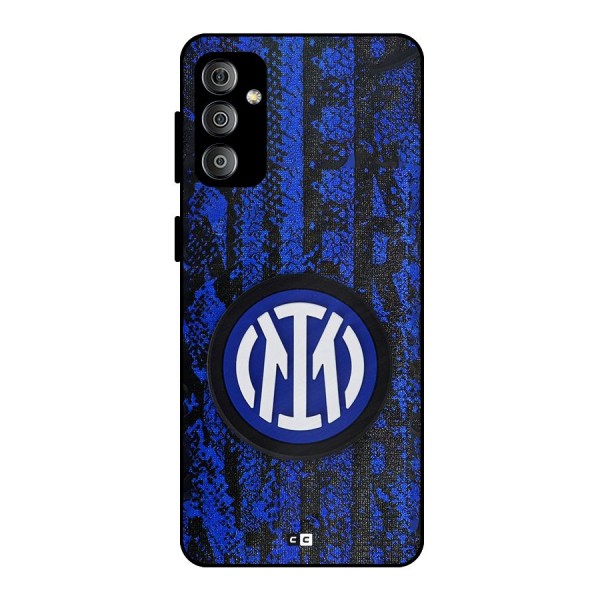 Inter Milan Texture Metal Back Case for Galaxy F23