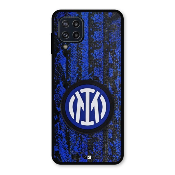 Inter Milan Texture Metal Back Case for Galaxy M32