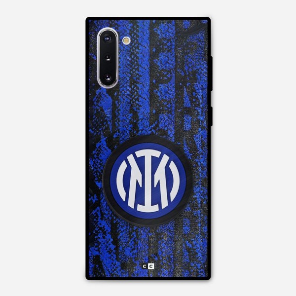 Inter Milan Texture Metal Back Case for Galaxy Note 10