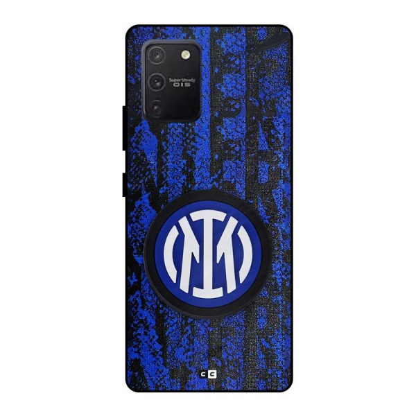 Inter Milan Texture Metal Back Case for Galaxy S10 Lite