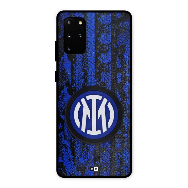 Inter Milan Texture Metal Back Case for Galaxy S20 Plus