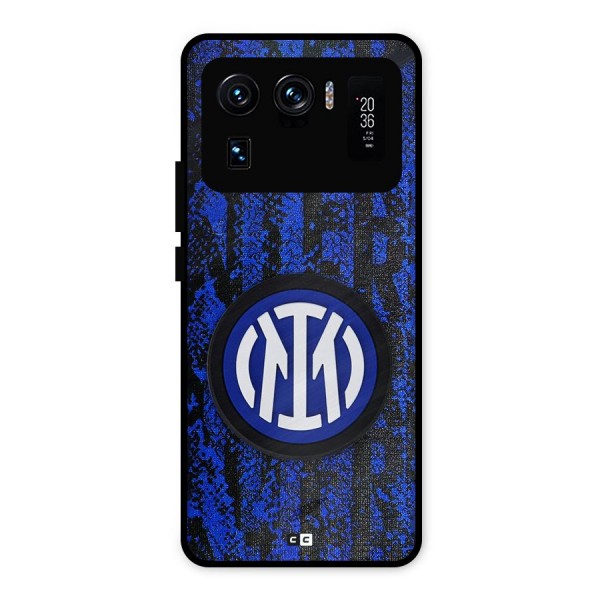 Inter Milan Texture Metal Back Case for Mi 11 Ultra