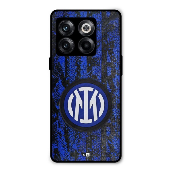 Inter Milan Texture Metal Back Case for OnePlus 10T