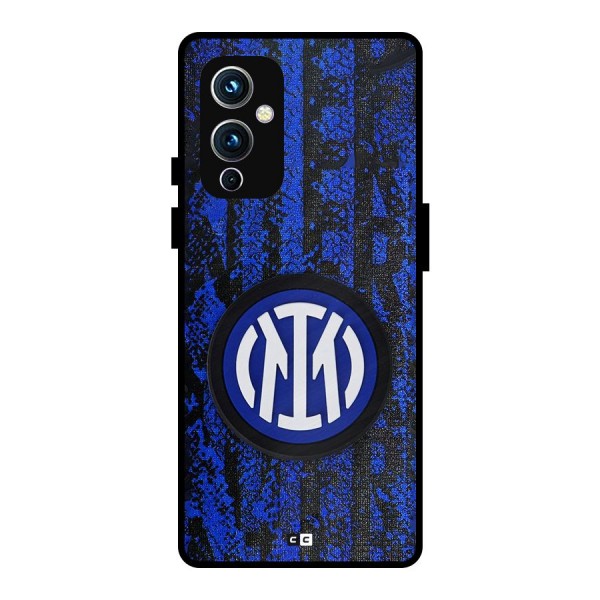 Inter Milan Texture Metal Back Case for OnePlus 9