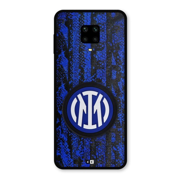 Inter Milan Texture Metal Back Case for Poco M2