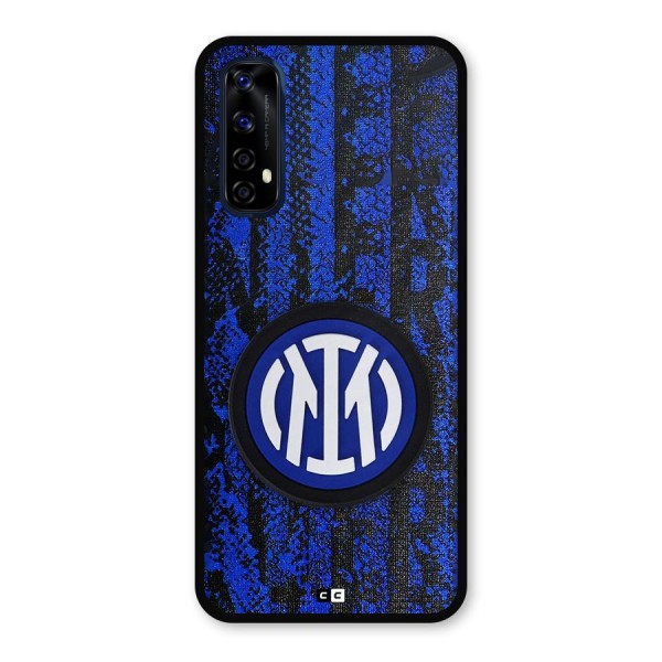 Inter Milan Texture Metal Back Case for Realme 7