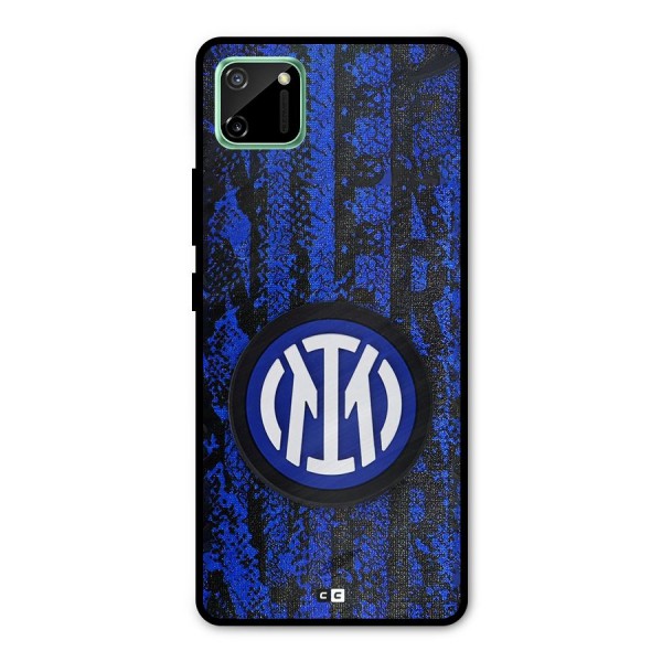 Inter Milan Texture Metal Back Case for Realme C11