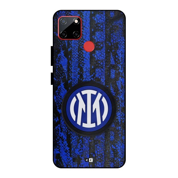 Inter Milan Texture Metal Back Case for Realme C12