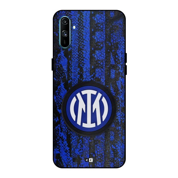 Inter Milan Texture Metal Back Case for Realme C3